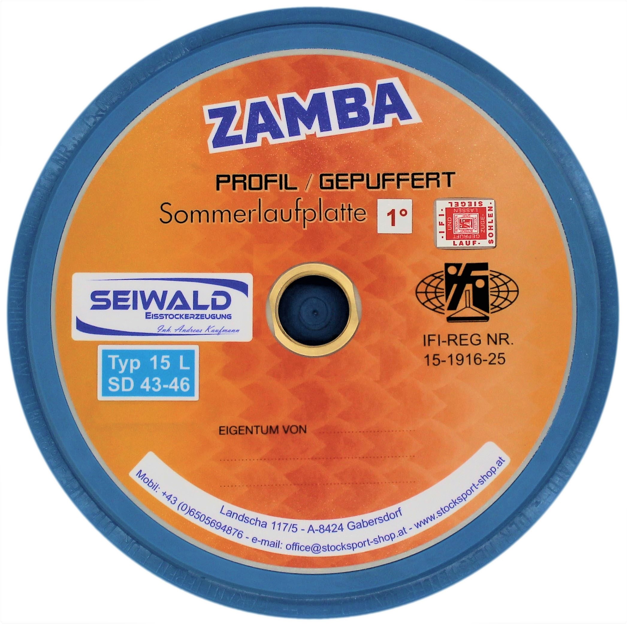 SEIWALD Zamba / Mass und Stockplatte