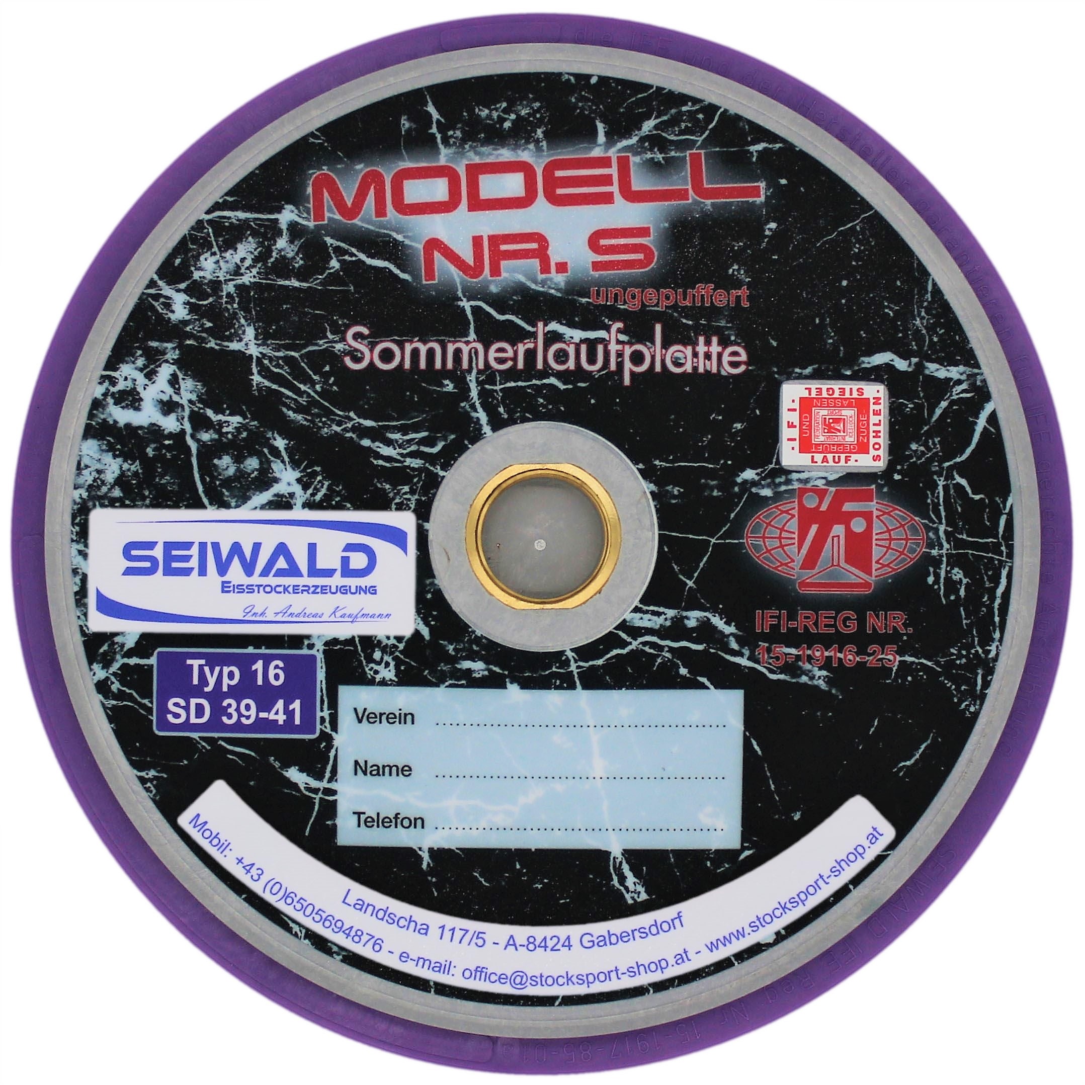 SEIWALD Modell 5 Lila verschraubt / Schnellere Mass und Stockpla