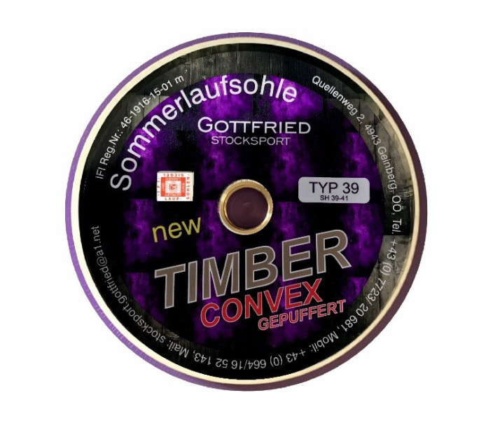Sommerplatte Timber Convex gepudert Typ 39
